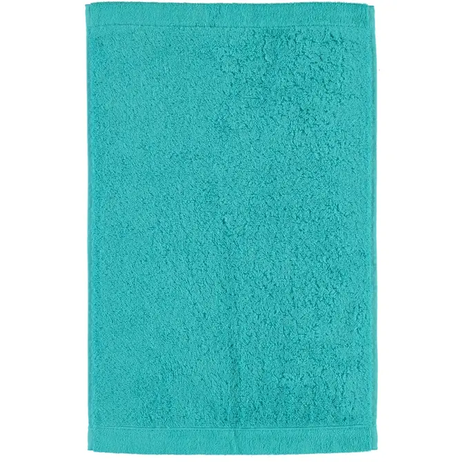 Cawo Lifestyle Uni serviette de toilette Turquoise