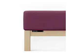 Schlafgut Badstof Hoeslaken M - 120x200 - 130x200 542 Purple Deep