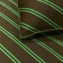 VT wonen vtwonen Dekbedovertrek Diagonal Green   240x200/220 cm