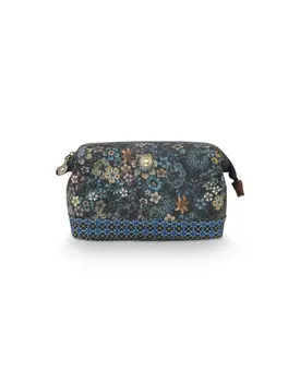 Pip Studio Cosmetic Purse Medium Tutti i Fiori Blue 22.5x9.5x15cm