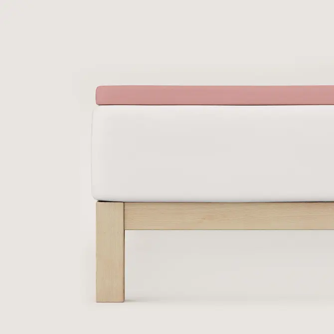 Schlafgut Pure Jersey Topper Fitted Sheet XL - 180x200 - 200x220 154 Purple Mid