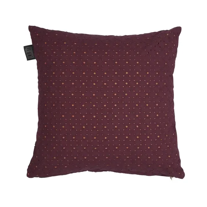 KAAT Amsterdam Coussin décoratif Chelsy - Violet 40x40 cm