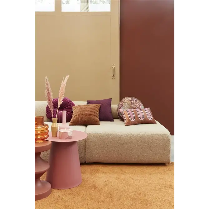 KAAT Amsterdam Coussin décoratif Chelsy - Violet 40x40 cm