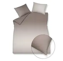 Vandyck Home Milano housse de couette 1 personne (140x200/220) taupe