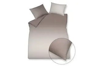 Vandyck Home Milano housse de couette 1 personne (140x200/220) taupe