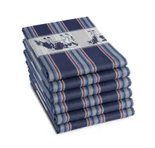 DDDDD torchon frison 60x65 bleu