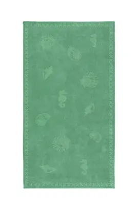 Seahorse Strandlaken Shells Jade Green 100x200