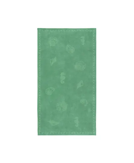 Seahorse Strandlaken Shells Jade Green 100x200