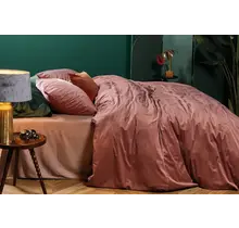 At Home by BeddingHouse Taie d'oreiller Cosy Corduroy - Rose 60 x 70 cm