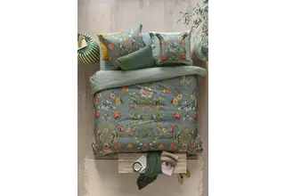 Pip Studio Botanico Verde Dekbedovertrek  Blauw 240x200/220 cm