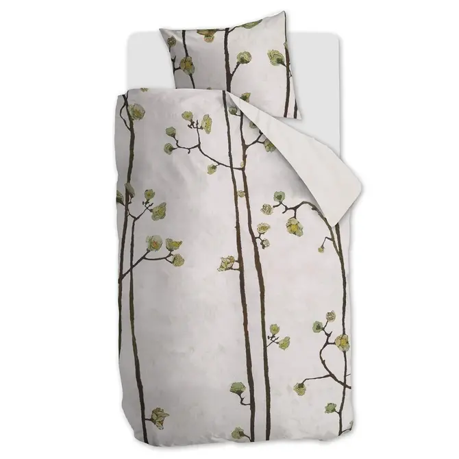 Beddinghouse x Van Gogh Museum Plum Blossoms Dekbedovertrek  Zand 240x200/220 cm