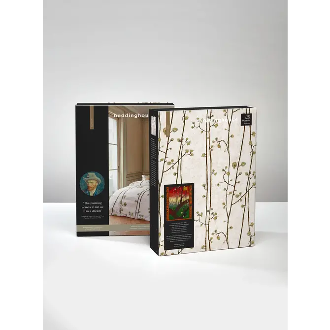 Beddinghouse x Van Gogh Museum Plum Blossoms Dekbedovertrek  Zand 240x200/220 cm