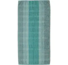 Cawö Cashmere Streifen Handdoek 50x100 Munt