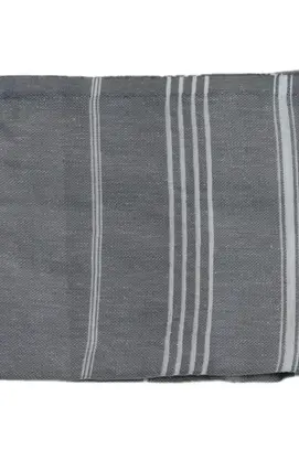 Serviette de Hamam 100%coton 100x180cm Gris