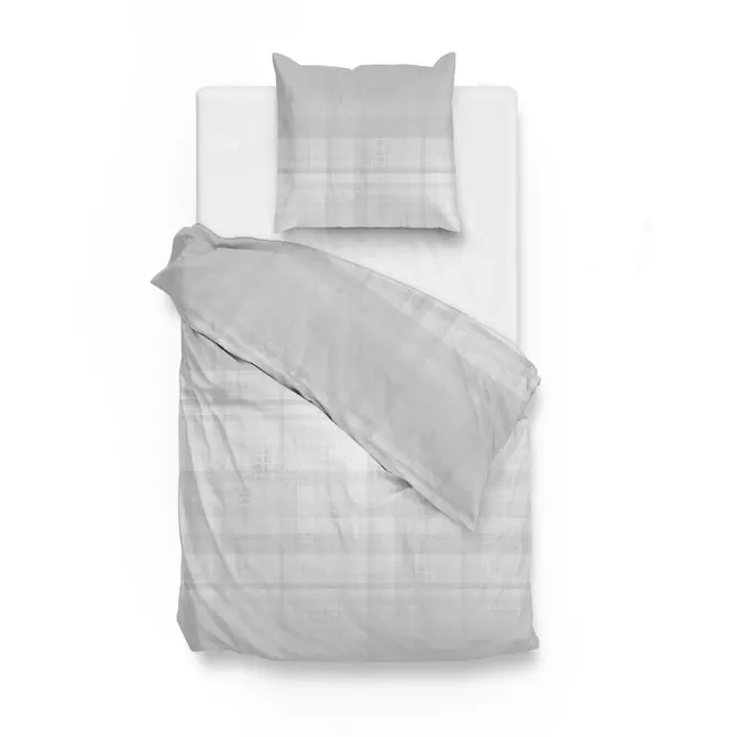 Zo! Home Marley Dekbedovertrek 200x200/220 Cloud Grey