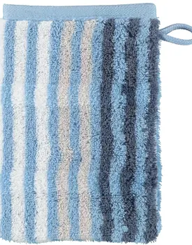 Cawö Noblesse Seasons Washandje Streifen - sky - 16x22