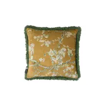 Beddinghouse x Van Gogh Museum Blossom Fraying Cushion - Ochre 50 x 50 cm