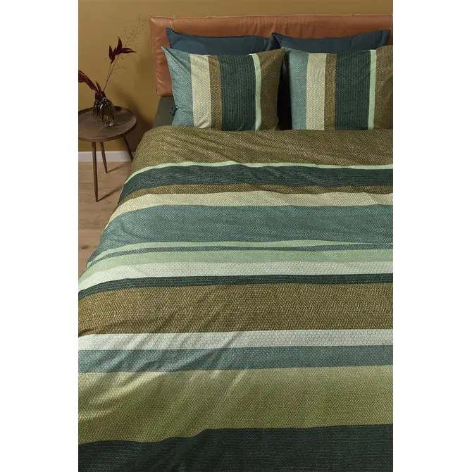 Beddinghouse Jorren Dekbedovertrek  Green 240x200/220 cm