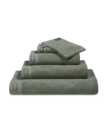 Vandyck Home Uni Olive Handdoek 60x110