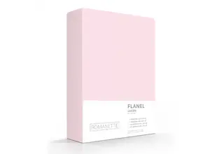 Romanette flanel laken roze 180x290