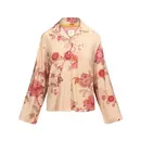 Pip Studio Pip Studio Faye Long Sleeve Top Cece Fiore White Pink L