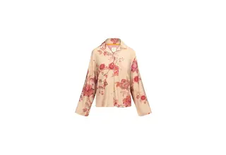 Pip Studio Faye Long Sleeve Top Cece Fiore White Pink L