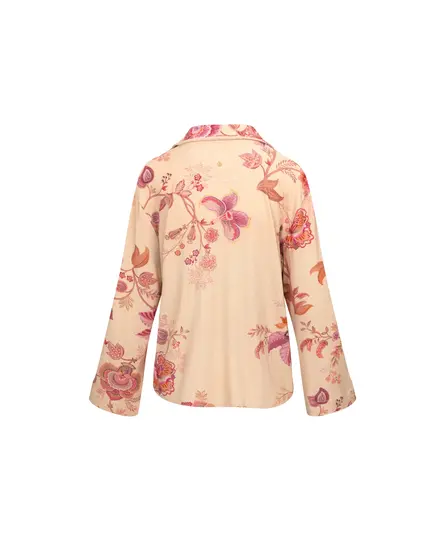 Pip Studio Faye Long Sleeve Top Cece Fiore White Pink L