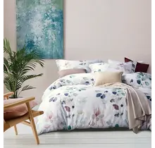 Dommelin Dekbedovertrek Leaves Satijn 300TC Multikleur 240x200/220 cm