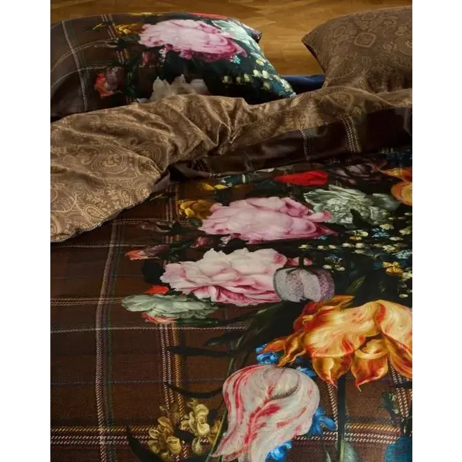 Essenza for Maurtitshuis Beautiful Bouquet housse de couette 2p set 200x220 Brown