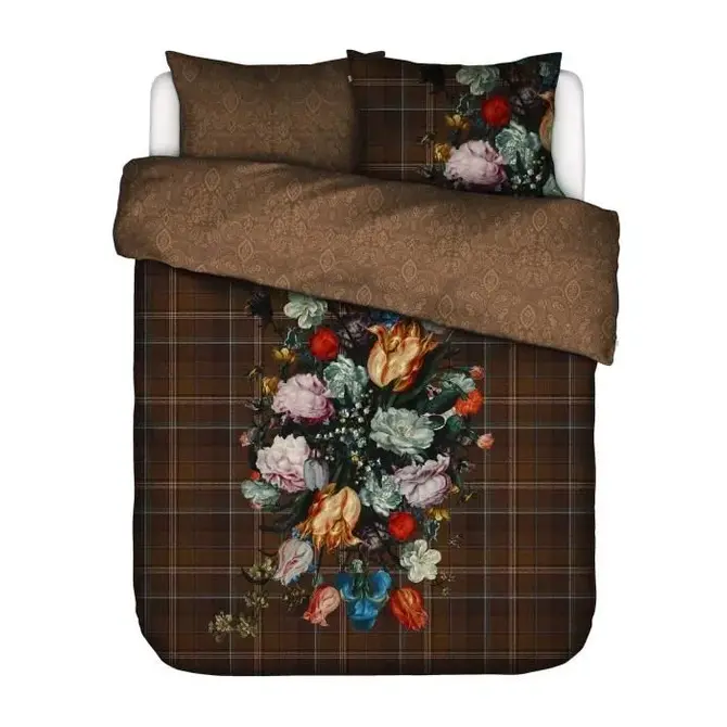 Essenza for Maurtitshuis Beautiful Bouquet housse de couette 2p set 200x220 Brown