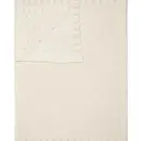 Essenza Essenza tricot Ajour plaid Blanc antique 130x170
