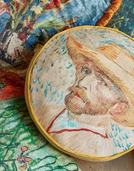 Beddinghouse x Van Gogh Museum Selft Portrait Natural sierkussen