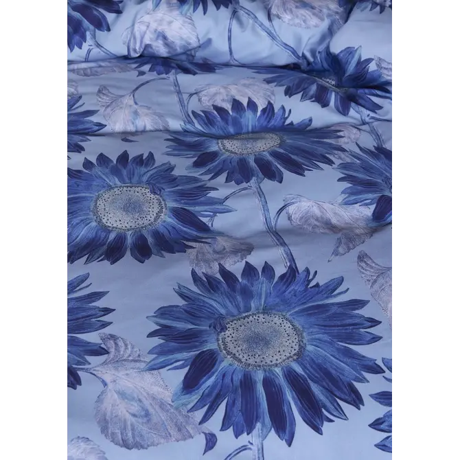 Essenza Yule  dekbedovertrek Chambray blue 2p set 200x220