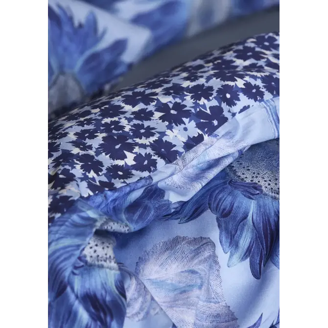 Essenza Yule housse de couette Chambray blue 2p set 200x220