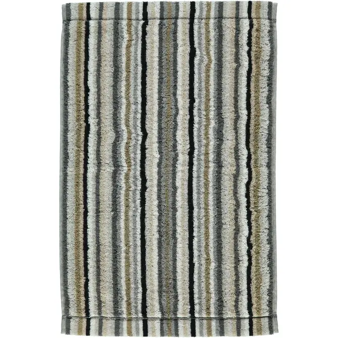 Cawo Lifestyle Streifen Gastendoekje 7048 Kiezelsteen-37 30x50