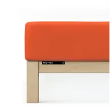 Schlafgut Badstof Hoeslaken S - 90x190 - 100x200 269 Red Mid