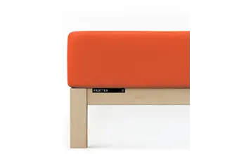 Schlafgut Drap-housse en éponge S - 90x190 - 100x200 269 Red Mid