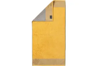 Cawo Two-Tone Handdoek Curry 50x100