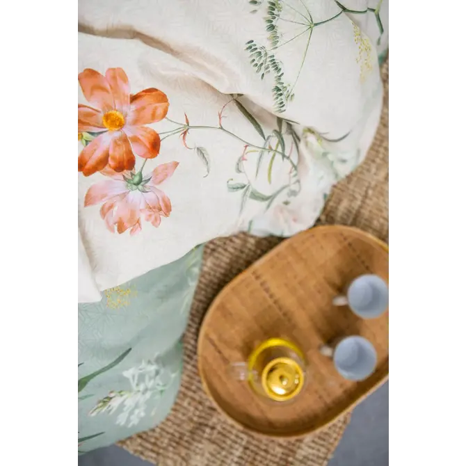 Vandyck Flower Garden Dekbedovertrek Cream Tan 2-persoons (200x200/220)