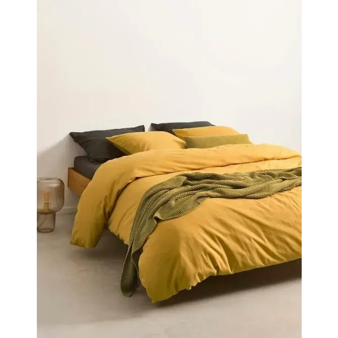 Marc O'Polo Senja Duvet cover 2p set 200x220 Golden Yellow