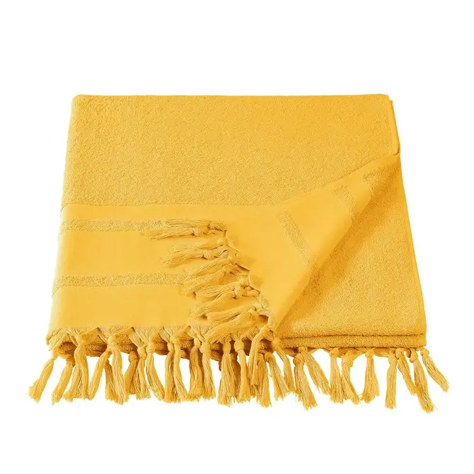 De Witte Lietaer serviette de plage Fjara buff jaune De Witte Lietaer serviette de plage Fjara buff jaune