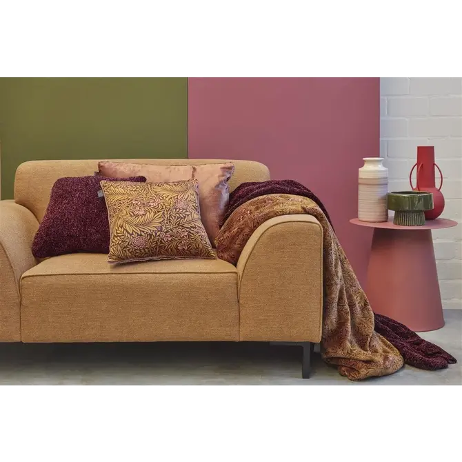 KAAT Amsterdam Marik Coussin décoratif brun 40x60 cm