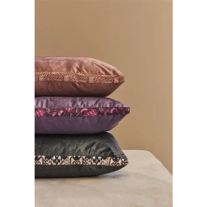 KAAT Amsterdam Marik Coussin décoratif brun 40x60 cm