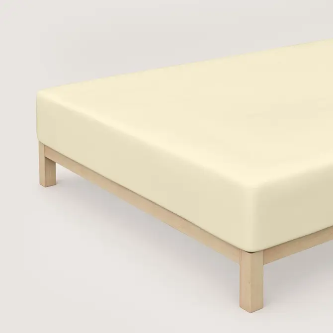 Schlafgut Pure Jersey Boxspring Drap-housse L - 140x200 - 160x220 132 Yellow Light