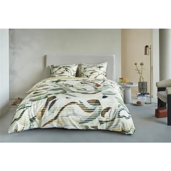 Kardol by Beddinghouse Housse de couette Villanueva Natural 260x200/220 cm