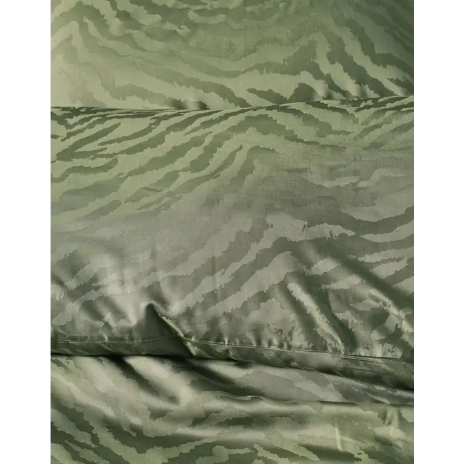 Essenza Belen housse de couette 240x220+2/60x70 vert forêt