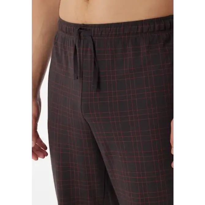 Schiesser Pyjama long terre cuite marron 180271 58/3XL