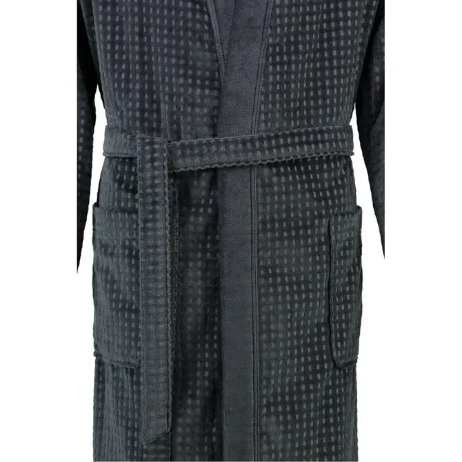 Cawo Peignoir homme 3714 - Anthrazit 48 Cawo Peignoir homme 3714 - Anthrazit 48