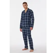 Schiesser Pyjama Long nightblue 180276 50/M