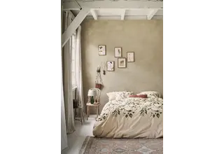 Ariande at Home Autumn Blossom Dekbedovertrek Sand 200 x 200/220 cm
